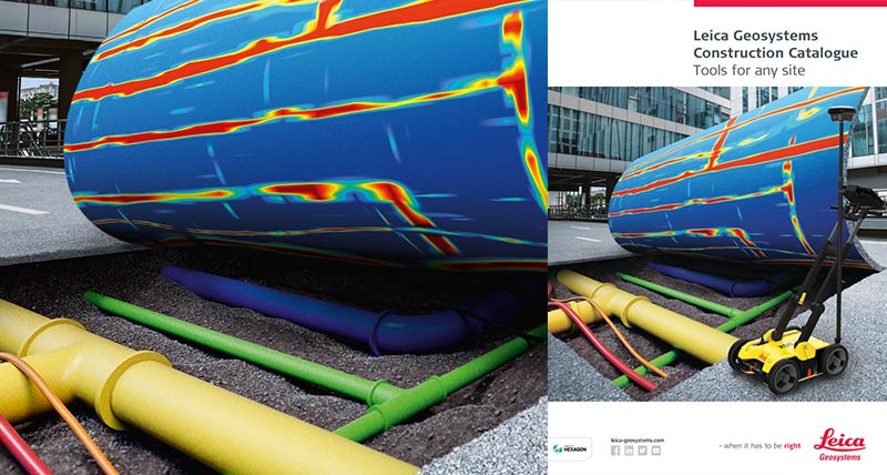 Catalogue complet avec tous les outils et solutions de construction Leica Geosystems